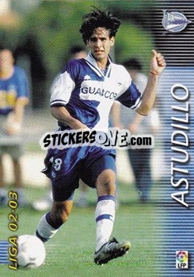 Sticker Astudillo - Liga 2002-2003. Megafichas n. 12 - Panini