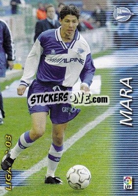 Sticker Mara - Liga 2002-2003. Megafichas n. 14 - Panini
