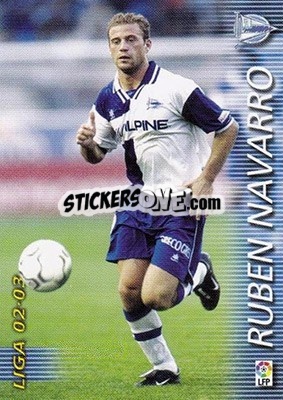 Sticker Ruben Navarro - Liga 2002-2003. Megafichas n. 17 - Panini