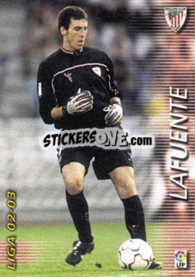 Figurina Lafuente - Liga 2002-2003. Megafichas n. 20 - Panini