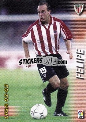 Sticker Felipe - Liga 2002-2003. Megafichas n. 22 - Panini