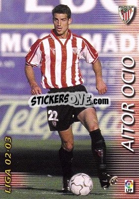 Sticker Aitor Ocio - Liga 2002-2003. Megafichas - Panini