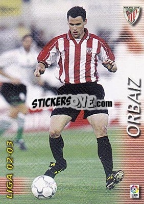 Cromo Orbaiz - Liga 2002-2003. Megafichas - Panini