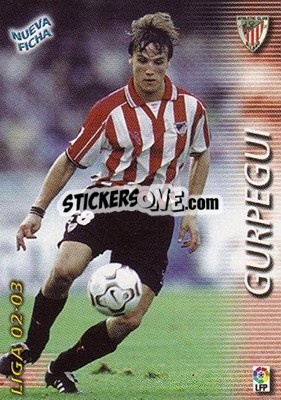Cromo Gurpegui - Liga 2002-2003. Megafichas - Panini
