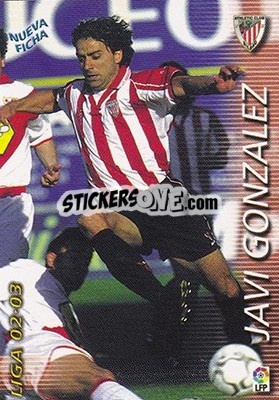 Sticker Javi Gonzalez - Liga 2002-2003. Megafichas n. 31bis - Panini
