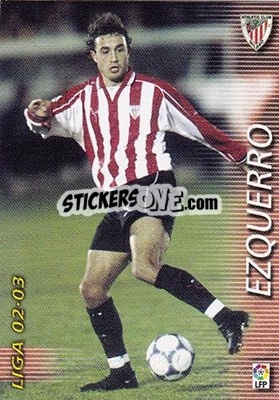 Sticker Ezquerro - Liga 2002-2003. Megafichas - Panini
