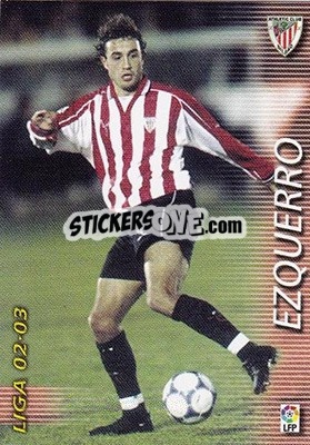 Sticker Ezquerro - Liga 2002-2003. Megafichas n. 36 - Panini