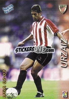 Sticker Urzaiz - Liga 2002-2003. Megafichas n. 36bis - Panini