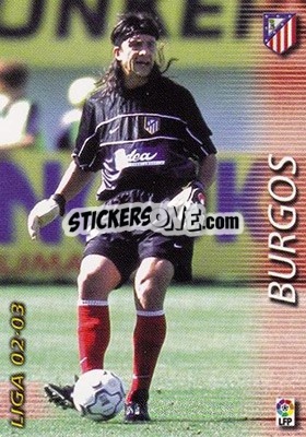 Sticker Burgos - Liga 2002-2003. Megafichas n. 38 - Panini