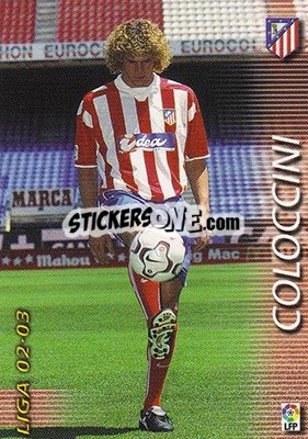 Sticker Coloccini - Liga 2002-2003. Megafichas - Panini