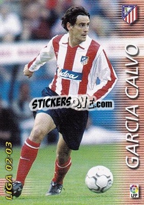 Cromo Garcia Calvo - Liga 2002-2003. Megafichas - Panini