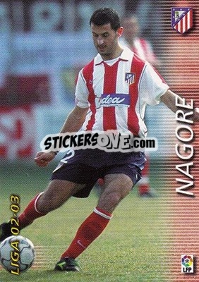 Cromo Nagore - Liga 2002-2003. Megafichas - Panini