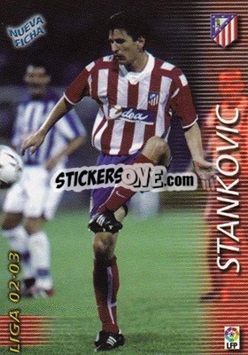 Sticker Stankovic - Liga 2002-2003. Megafichas n. 46bis - Panini