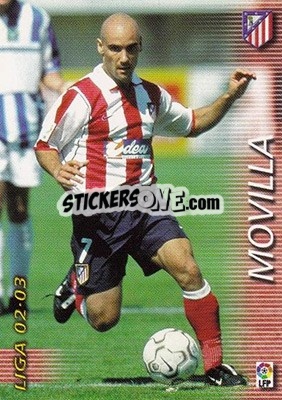 Sticker Movilla - Liga 2002-2003. Megafichas n. 47 - Panini