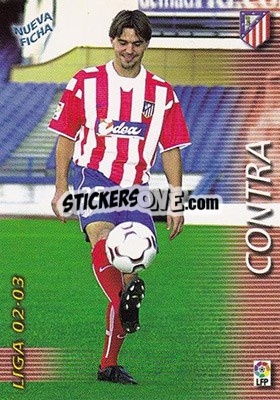 Sticker Contra - Liga 2002-2003. Megafichas n. 48bis - Panini