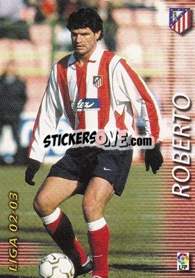 Cromo Roberto - Liga 2002-2003. Megafichas - Panini