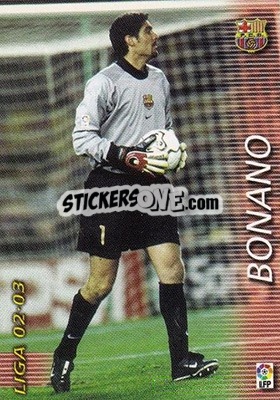 Cromo Bonano - Liga 2002-2003. Megafichas - Panini