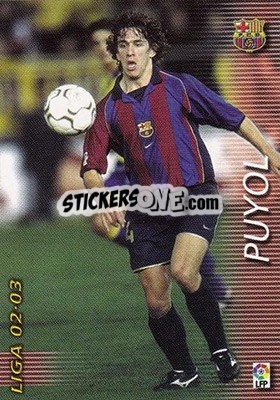 Sticker Puyol - Liga 2002-2003. Megafichas n. 57 - Panini
