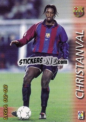 Figurina Christanval - Liga 2002-2003. Megafichas n. 59 - Panini