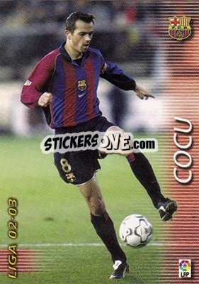 Sticker Cocu - Liga 2002-2003. Megafichas n. 63 - Panini