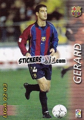 Sticker Gerard - Liga 2002-2003. Megafichas n. 65 - Panini