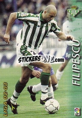 Sticker Filipescu - Liga 2002-2003. Megafichas - Panini