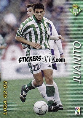 Cromo Juanito - Liga 2002-2003. Megafichas - Panini