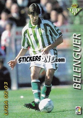 Sticker Belenguer - Liga 2002-2003. Megafichas - Panini
