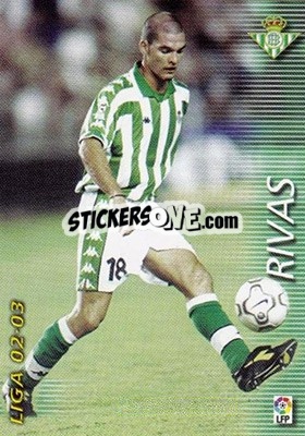 Figurina Rivas - Liga 2002-2003. Megafichas - Panini