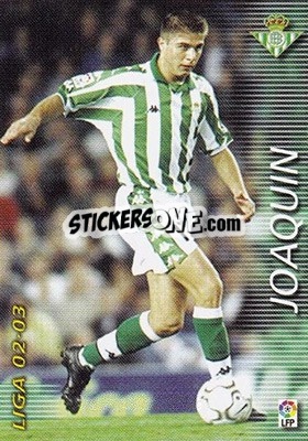 Sticker Joaquin - Liga 2002-2003. Megafichas n. 85 - Panini