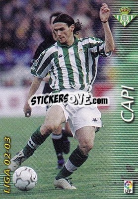 Sticker Capi - Liga 2002-2003. Megafichas n. 87 - Panini