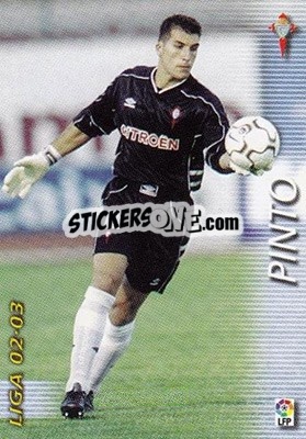 Cromo Pinto - Liga 2002-2003. Megafichas - Panini
