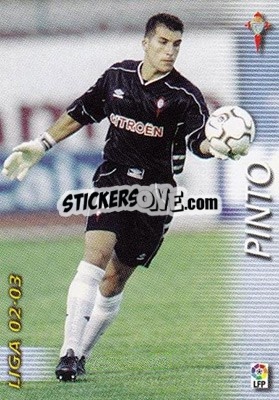Sticker Pinto - Liga 2002-2003. Megafichas n. 93 - Panini