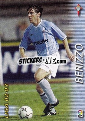 Cromo Berizzo - Liga 2002-2003. Megafichas - Panini