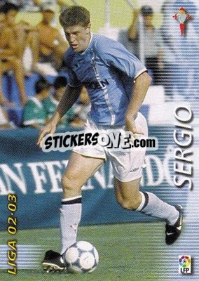 Sticker Sergio - Liga 2002-2003. Megafichas n. 98 - Panini