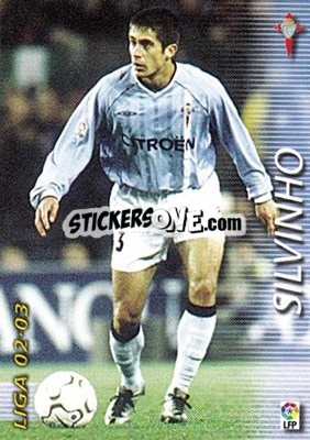 Sticker Sylvinho - Liga 2002-2003. Megafichas n. 100 - Panini