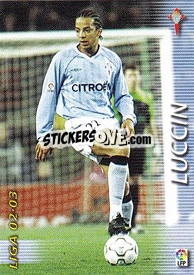 Cromo Luccin - Liga 2002-2003. Megafichas - Panini