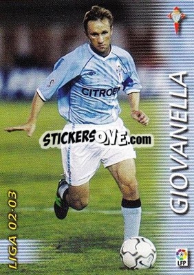 Cromo Giovanella - Liga 2002-2003. Megafichas - Panini