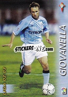 Sticker Giovanella - Liga 2002-2003. Megafichas n. 103 - Panini