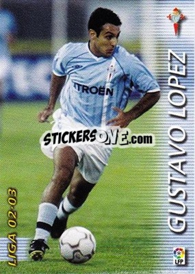 Sticker Gustavo Lopez - Liga 2002-2003. Megafichas - Panini