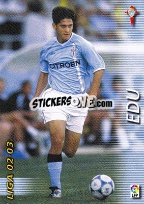 Sticker Edu - Liga 2002-2003. Megafichas - Panini