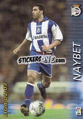 Sticker Naybet - Liga 2002-2003. Megafichas n. 112 - Panini