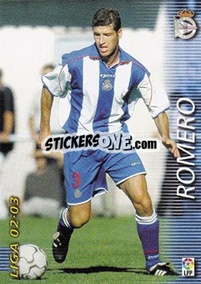 Sticker Romero - Liga 2002-2003. Megafichas n. 115 - Panini