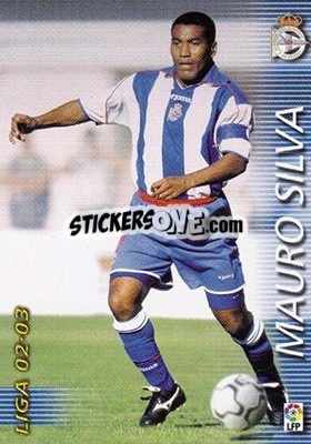 Cromo Mauro Silva - Liga 2002-2003. Megafichas - Panini