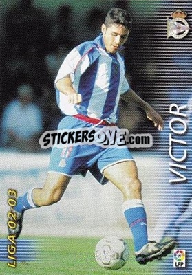 Sticker Victor - Liga 2002-2003. Megafichas n. 120 - Panini