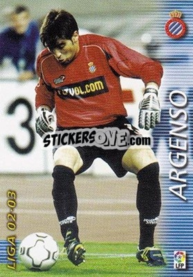 Sticker Argenso - Liga 2002-2003. Megafichas n. 128 - Panini