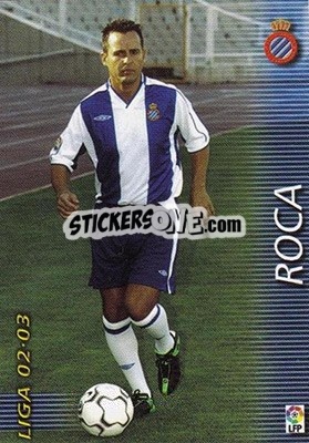 Cromo Roca - Liga 2002-2003. Megafichas - Panini