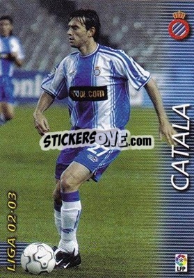 Sticker Catala - Liga 2002-2003. Megafichas - Panini