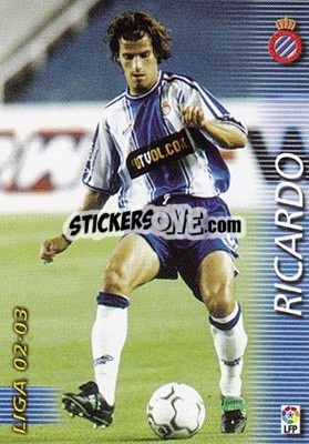 Sticker Ricardo - Liga 2002-2003. Megafichas n. 134 - Panini