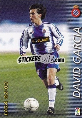 Sticker David Garcia - Liga 2002-2003. Megafichas n. 135 - Panini